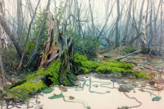 H.-BAUM-BERG-WELTEN-46-x-66-cm-Öl-auf-Leinwand-28.-12.-2016-